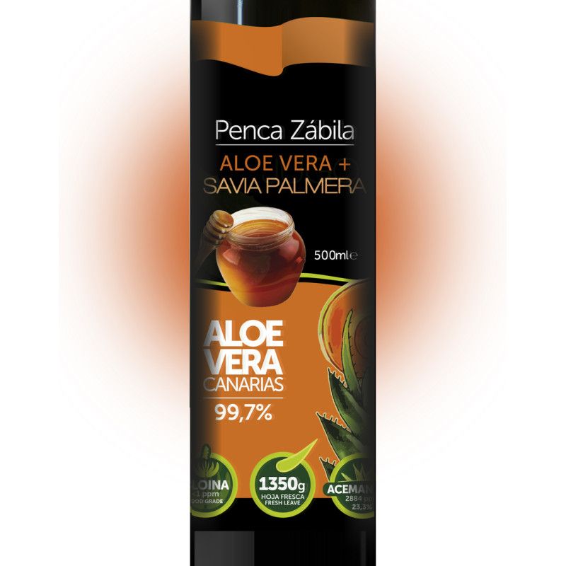 Aloe Vera + Miel de Palma Penca Zabila - 500 ml 99,7% 2 - Penca Zábila 