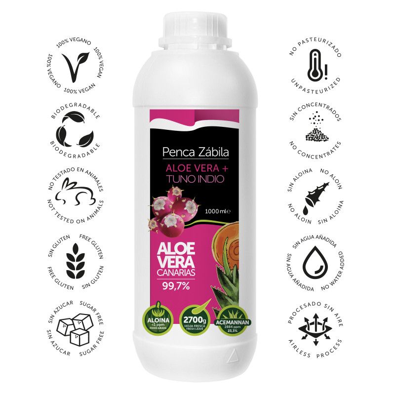 Aloe Vera Juice Penca Zabila - 1000 ml - 99,7% 11 - Penca Zábila