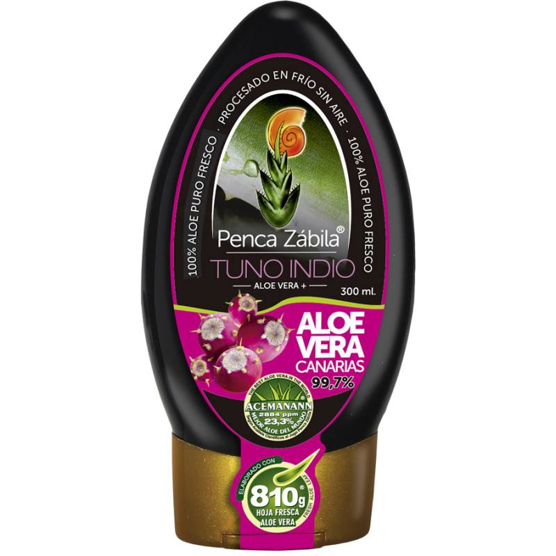 Aloe Vera Juice + Cactus Tuno Indio Penca Zabila 300ml 99,7% 1 - Penca Zábila 